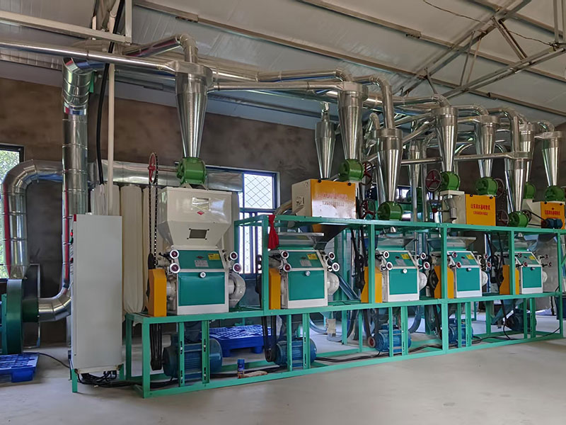 全自動面粉機設備的加工特點